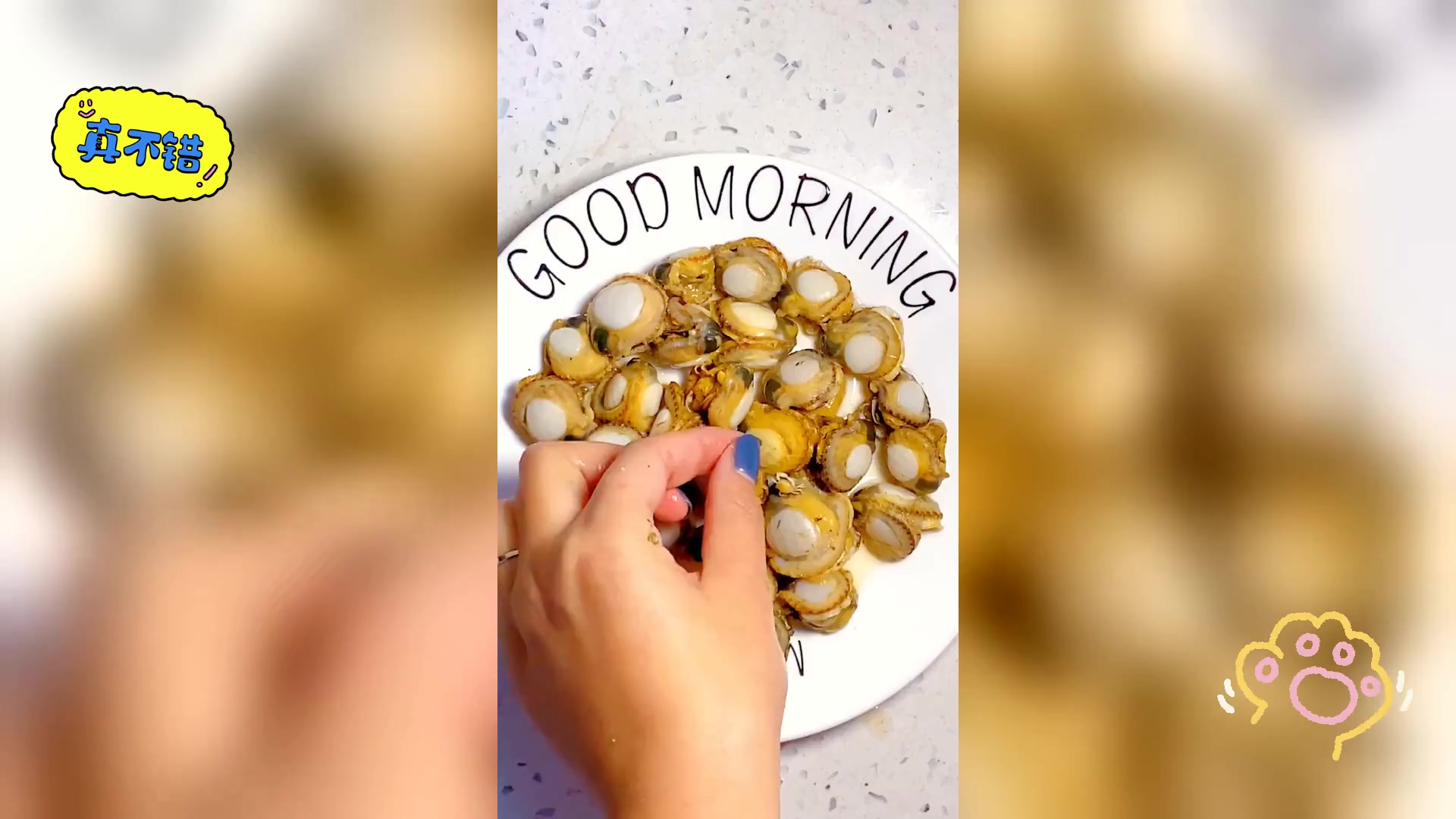 鲜美扇贝炒鸡蛋 2元一斤 香脆可口 值得一试