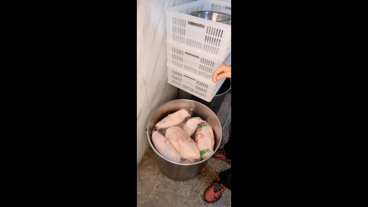 鸭子的解冻操作流程