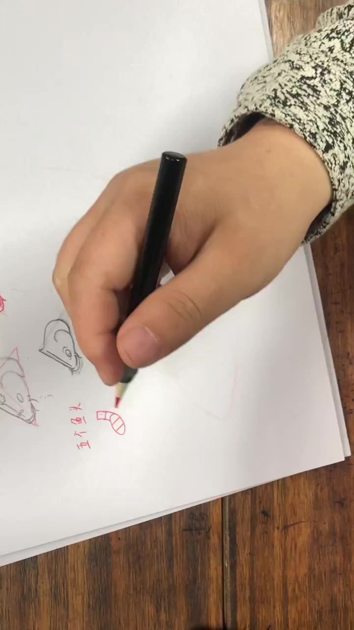 第4集|老传统构图进修课 学纹身 老传统鱼的画法 鱼鳞画法在下个视频