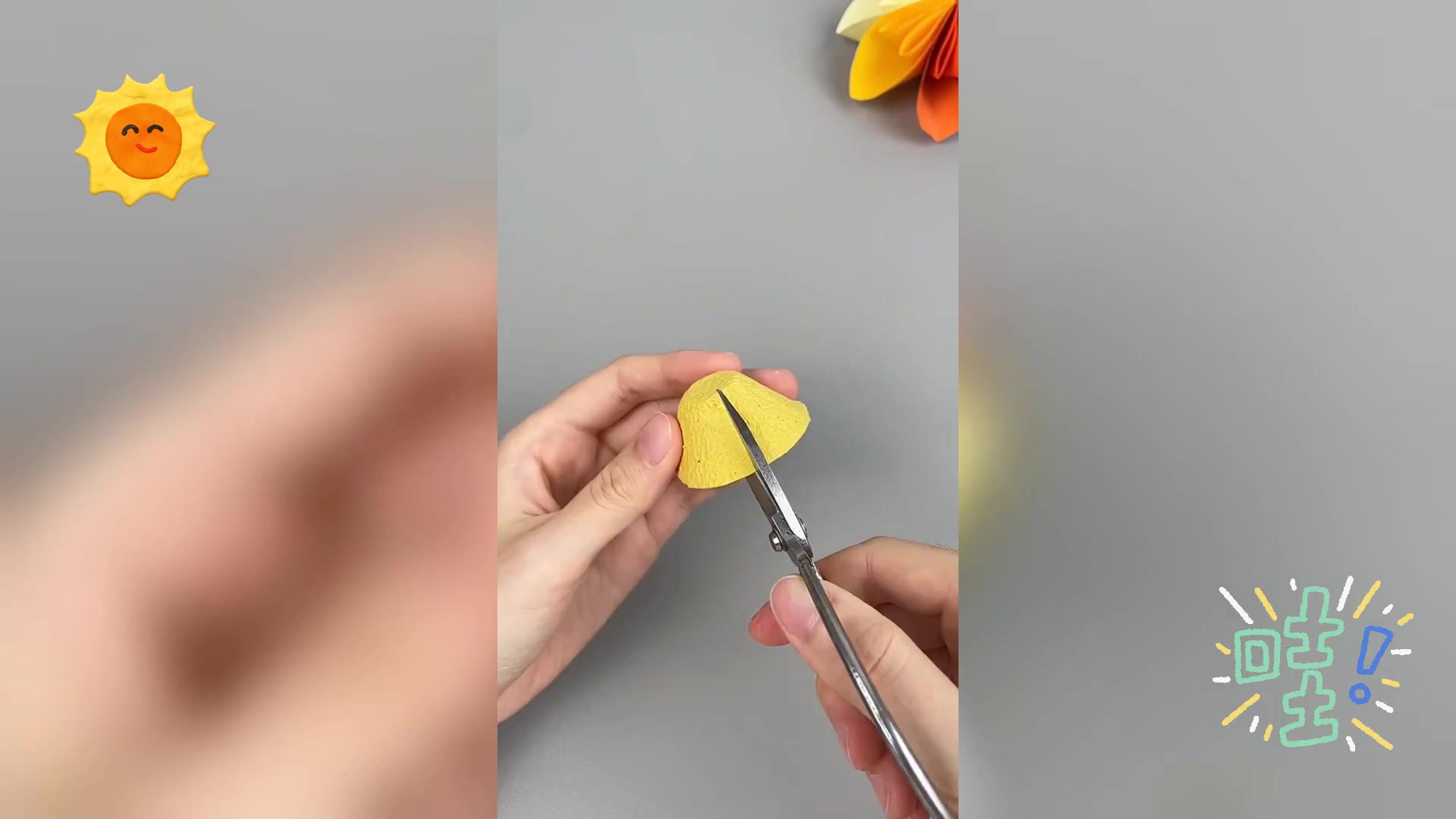 教师节手工: 鸡蛋托变向日葵花束,亲子DIY温馨献礼