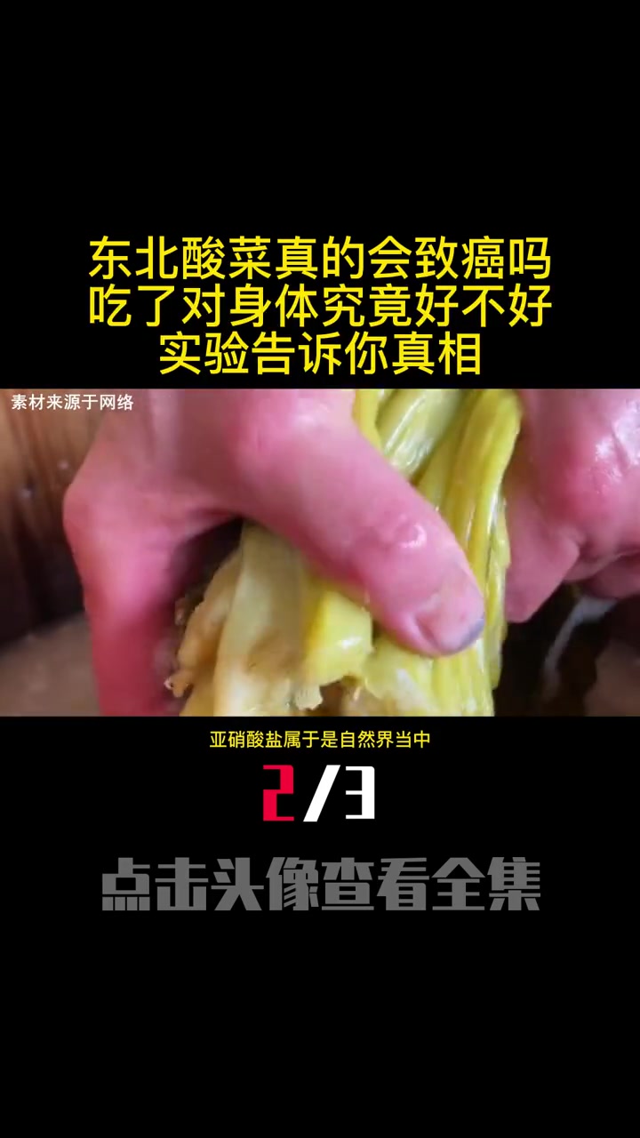 东北酸菜真的会致癌吗?吃了对身体究竟好不好!实验告诉你真相(