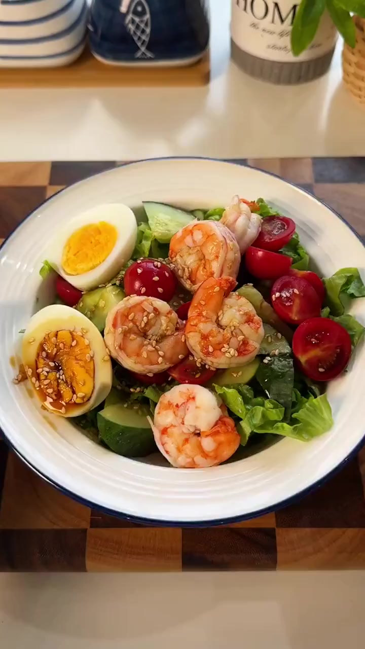 减脂期快试试这个轻食蔬菜沙拉,做法简单,好吃营养又低卡