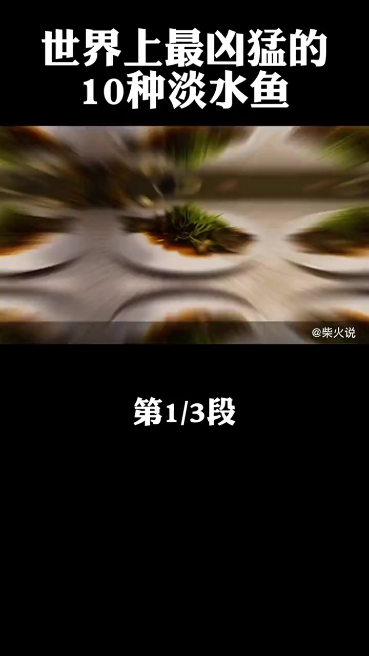 世界上最凶猛的10种淡水鱼(1)