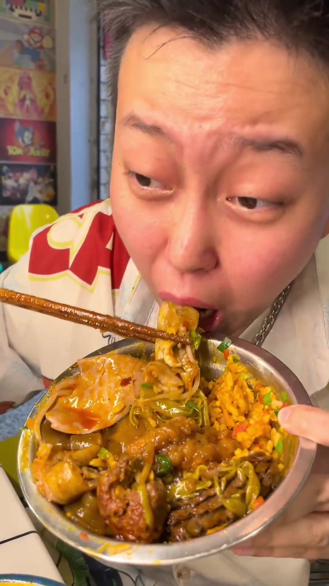 说我对待蛋炒饭的态度越来越冷淡了的朋友!