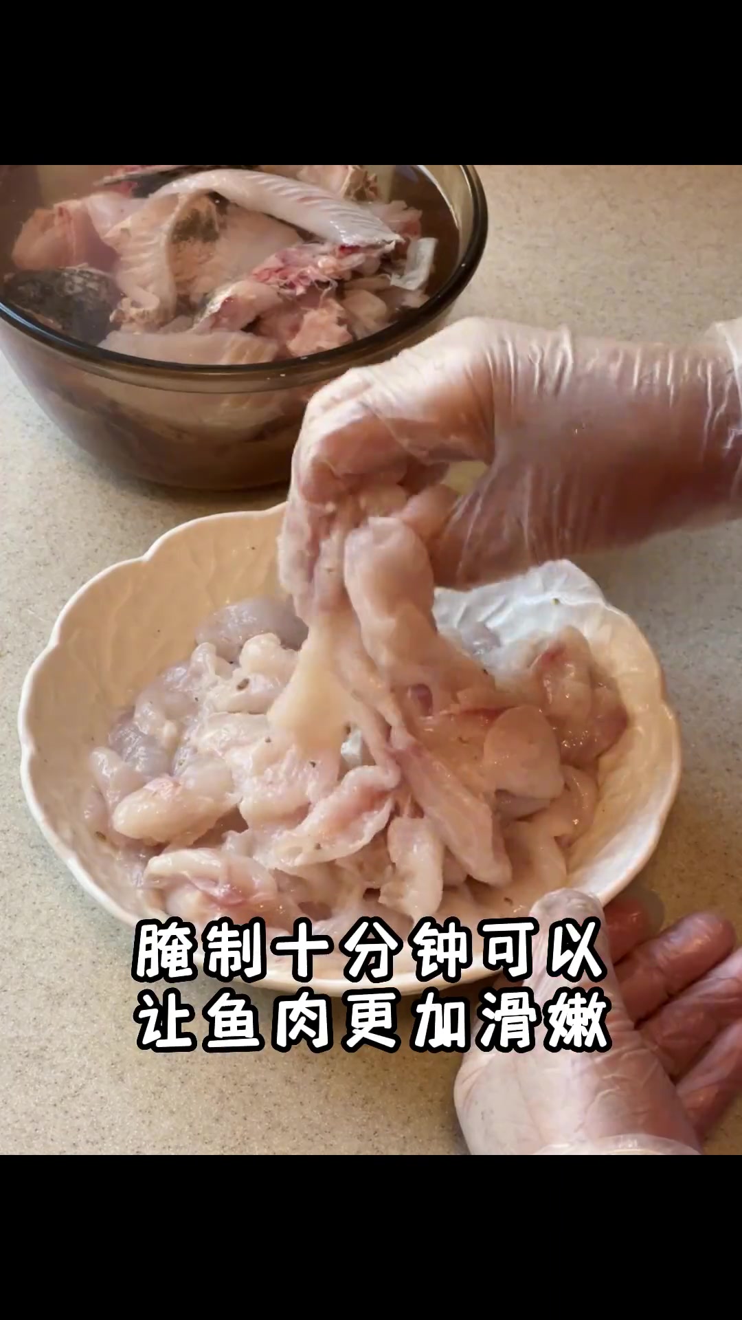 一百多块买了条新鲜的黑鱼,中午做了两种吃法~