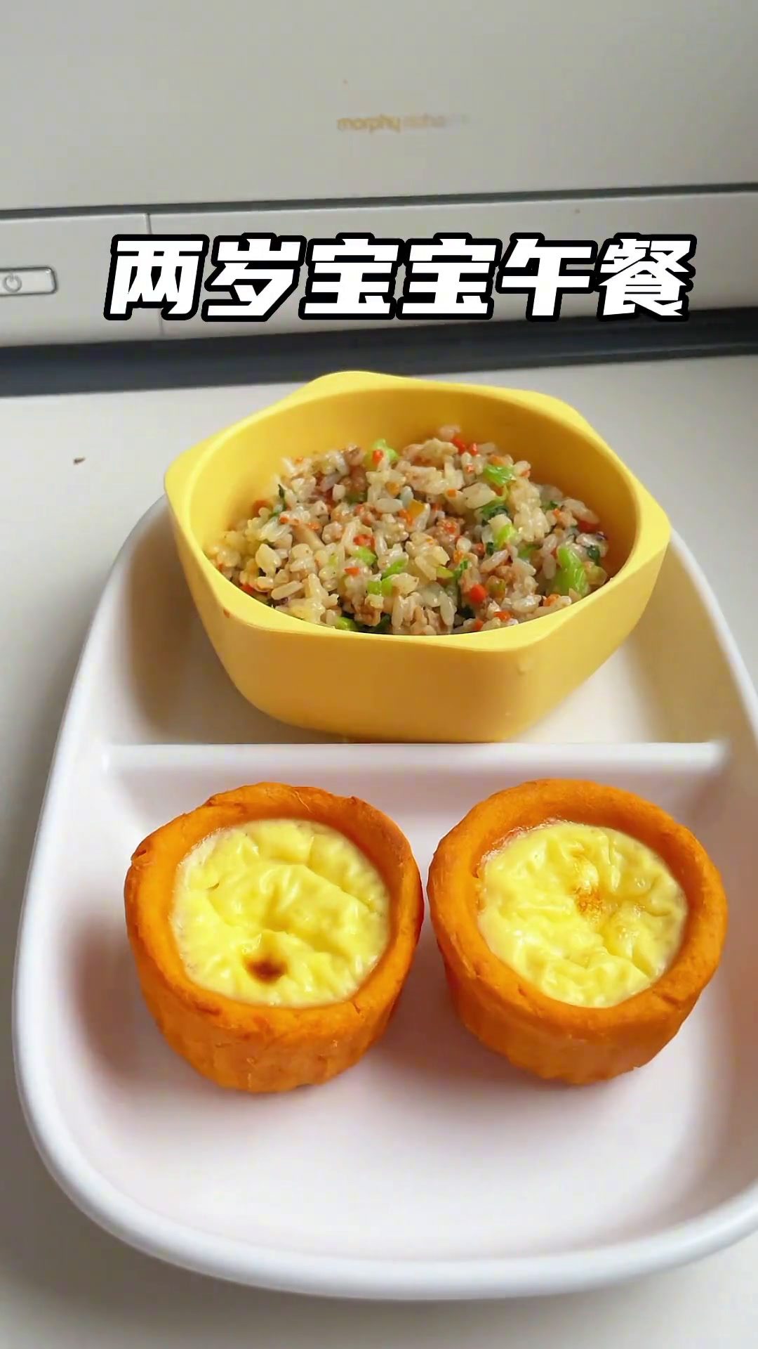 两岁宝宝营养午餐,宝宝版菜饭,有肉有菜一