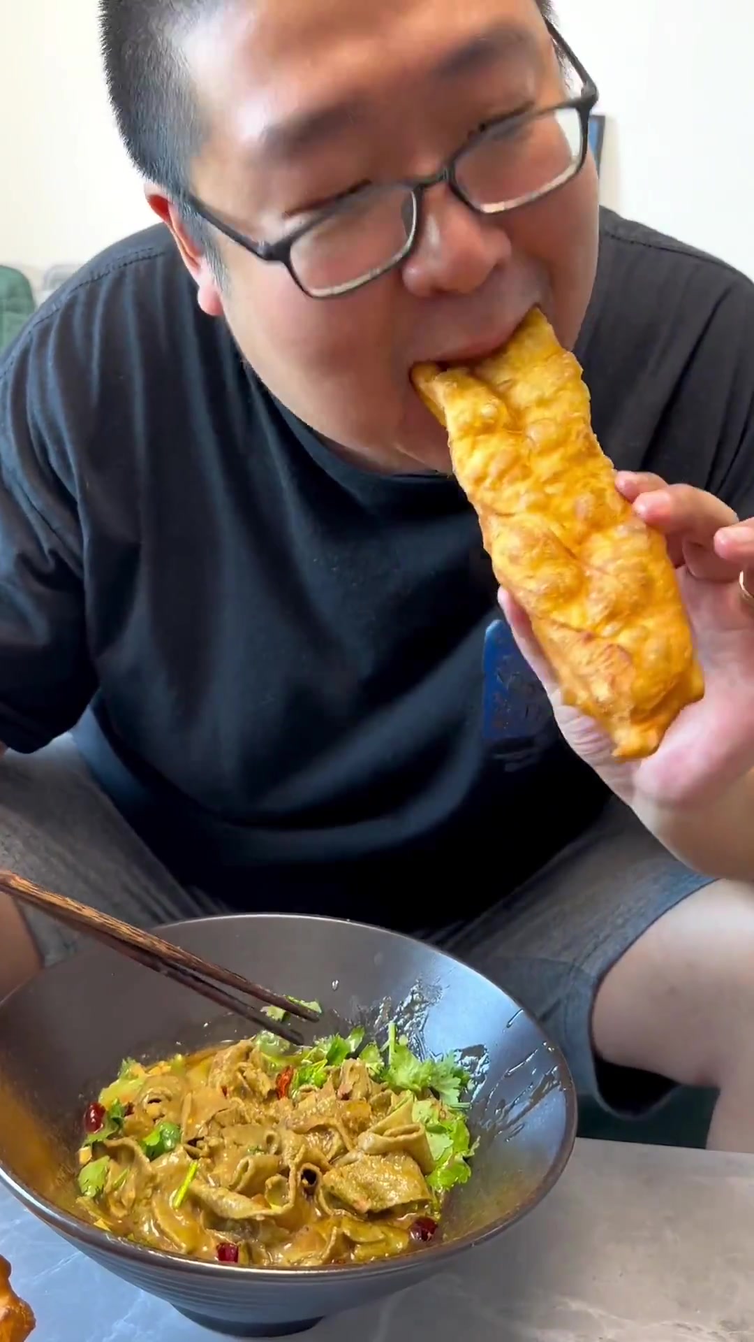 锅巴菜锅巴菜打卤子天津早点平