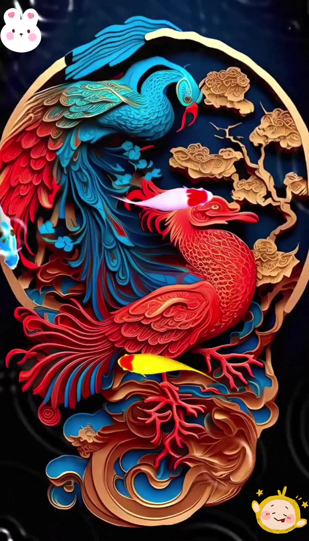 吉祥鸟纹样:中国风中的灵动之美