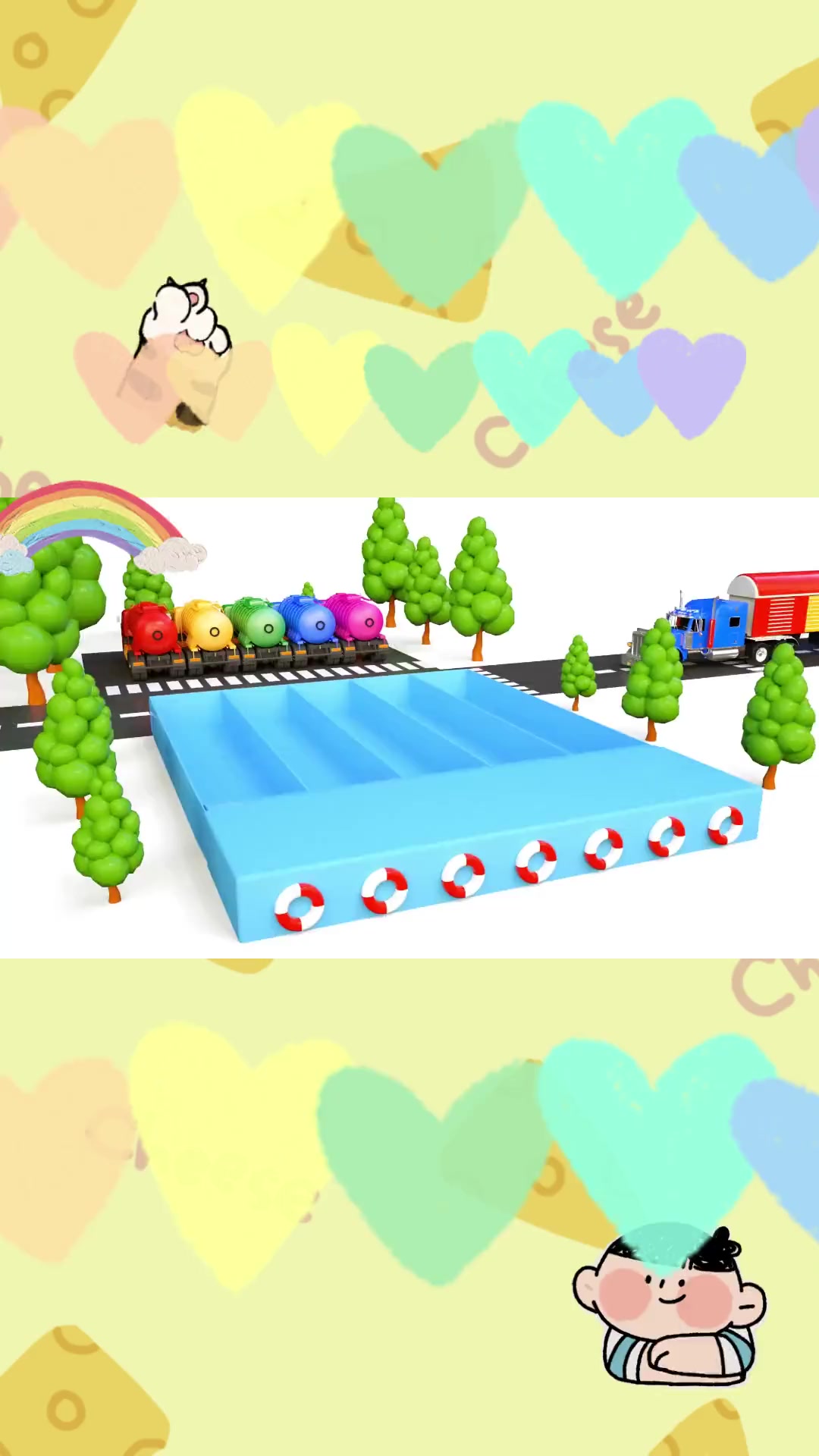 儿童动画,跟着小马学习分辨颜色,认识各种类型的动物