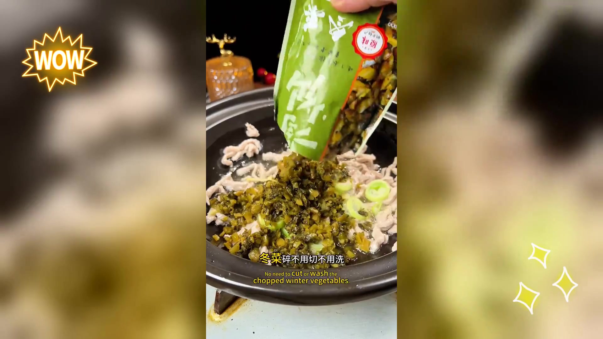 肉丝面佐冬菜,温暖冬日佳肴