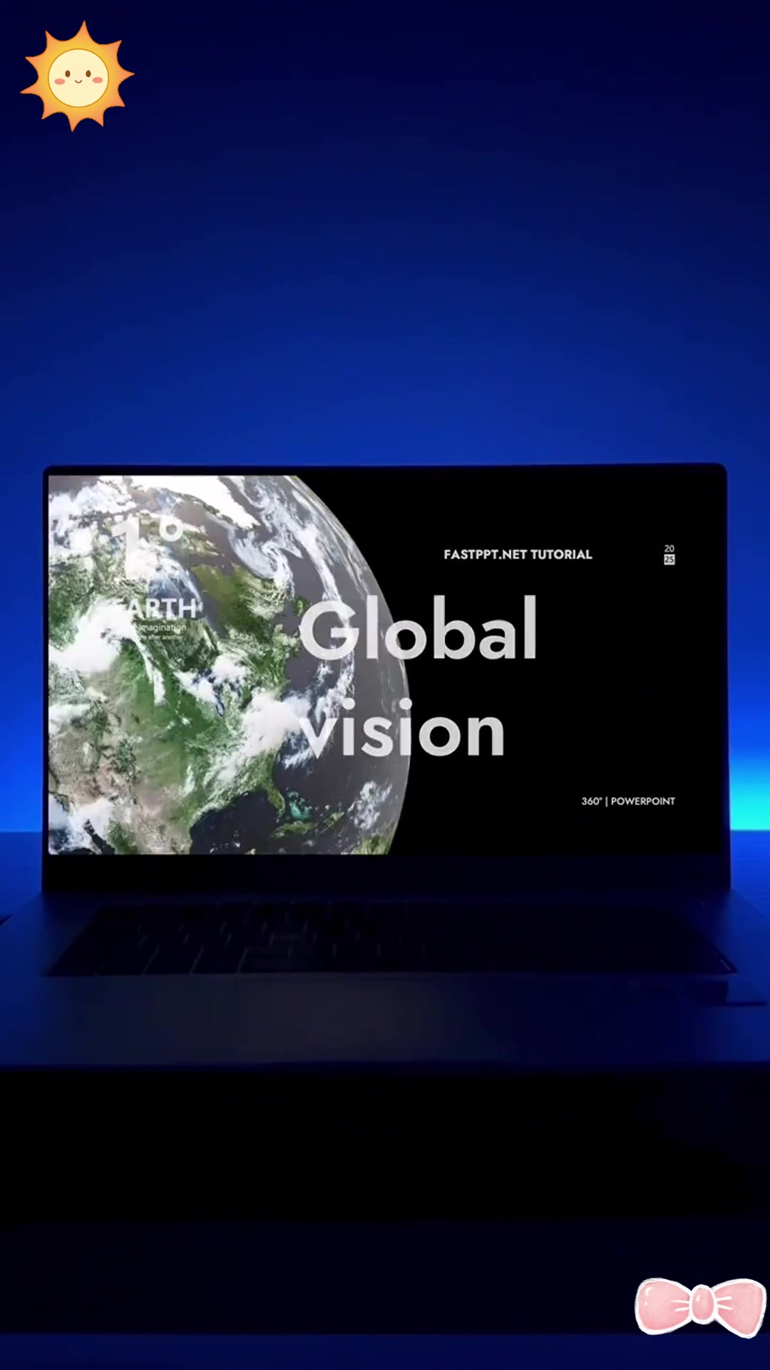 3D 地球旋转动画 PPT,震撼视觉体验!
