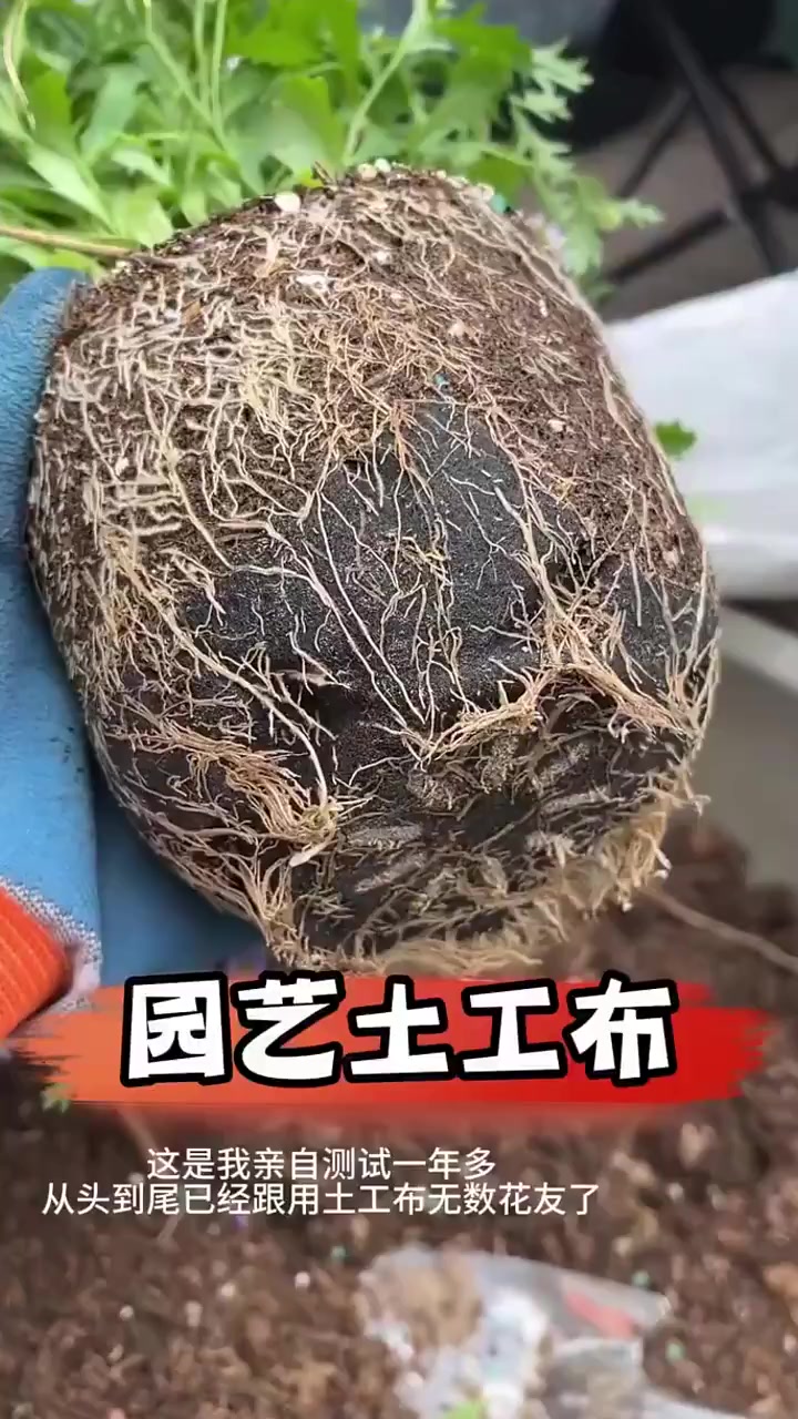 花盆种植箱漏土怎么办?垫一块土工布轻松解决!