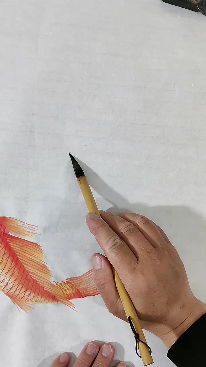 教你画鲤鱼