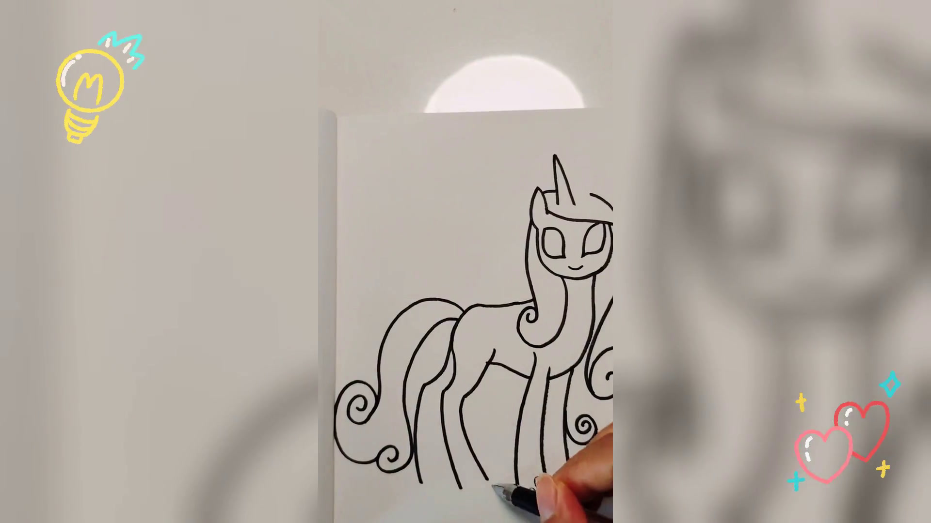 音韵公主小马,宝莉简笔画教程