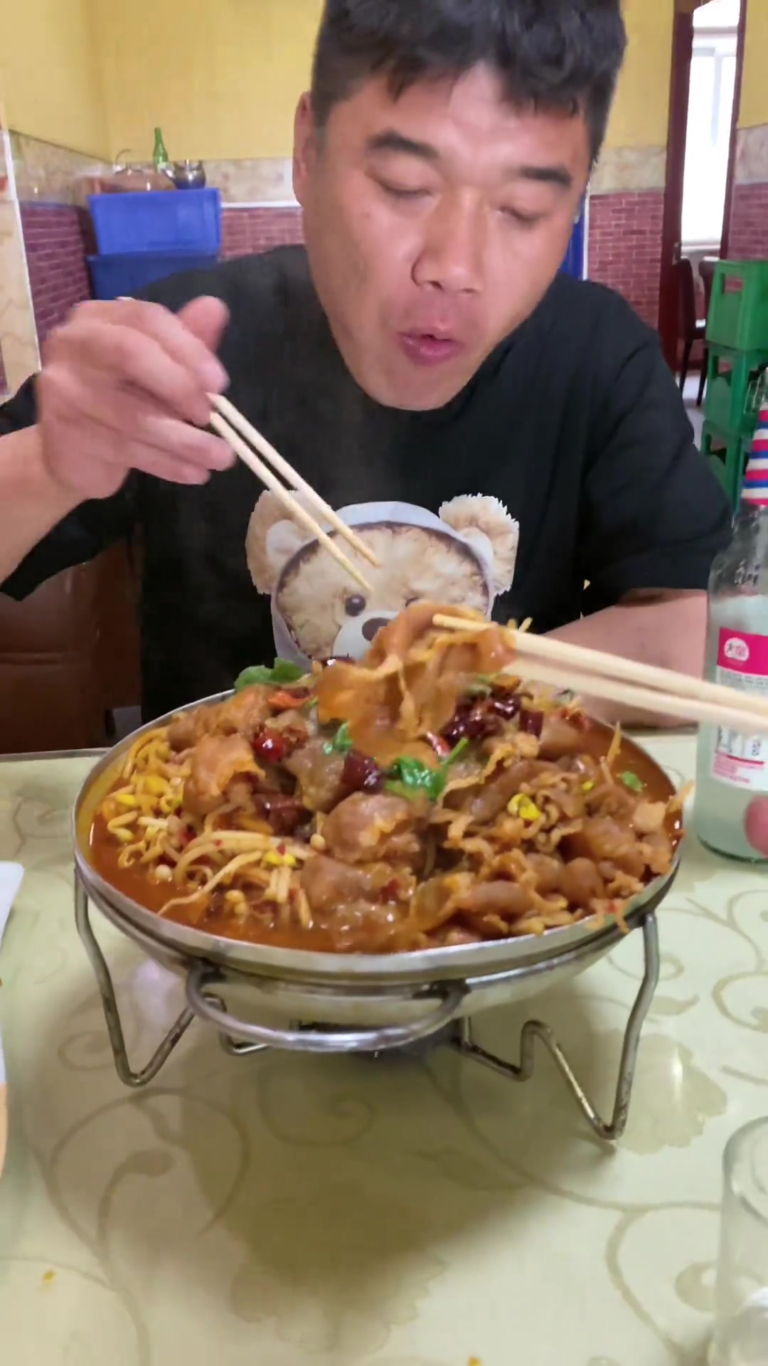 今日菜系:金针菇肥羊锅新农人 小