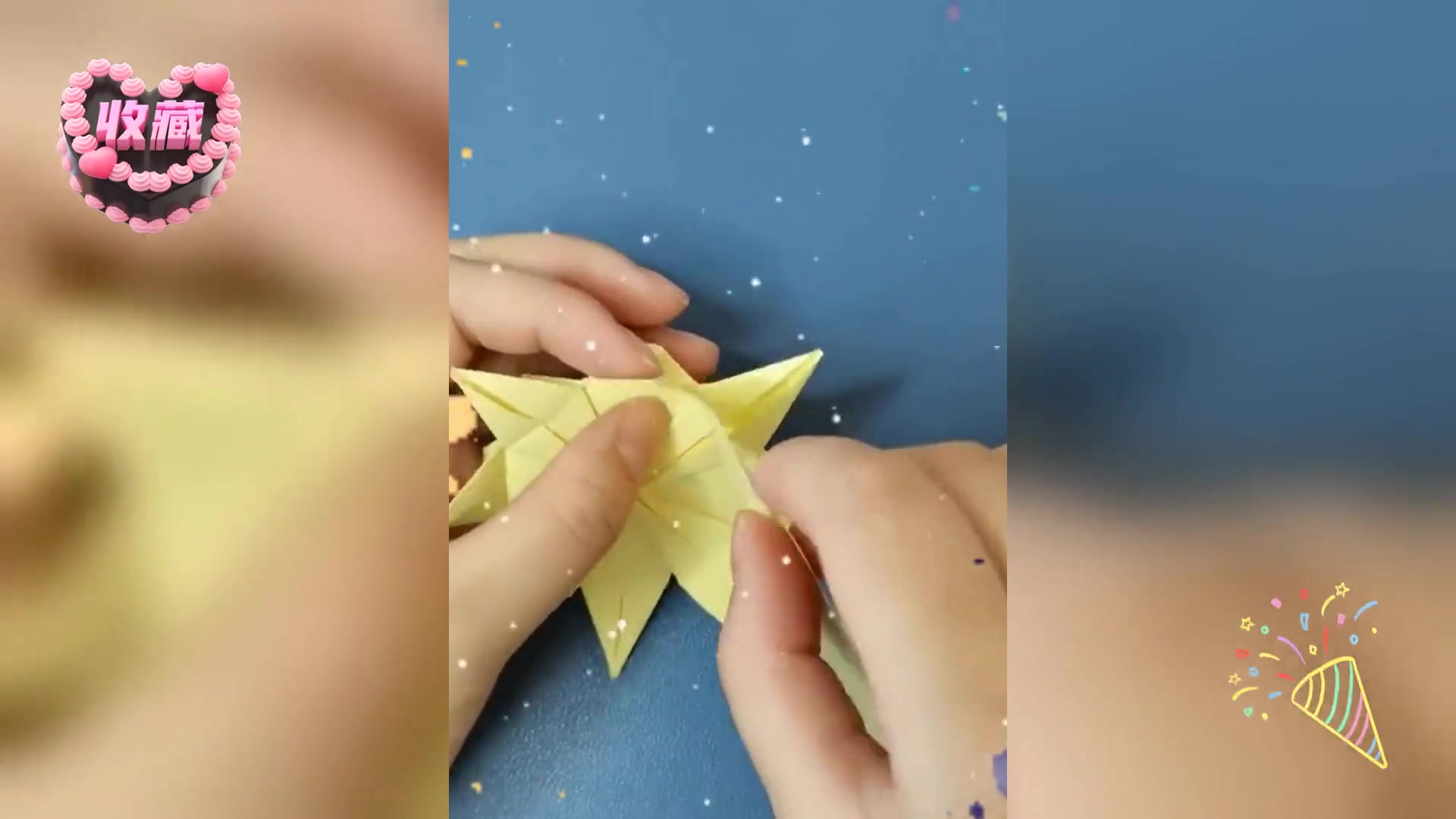 小巧生日蛋糕折纸教程