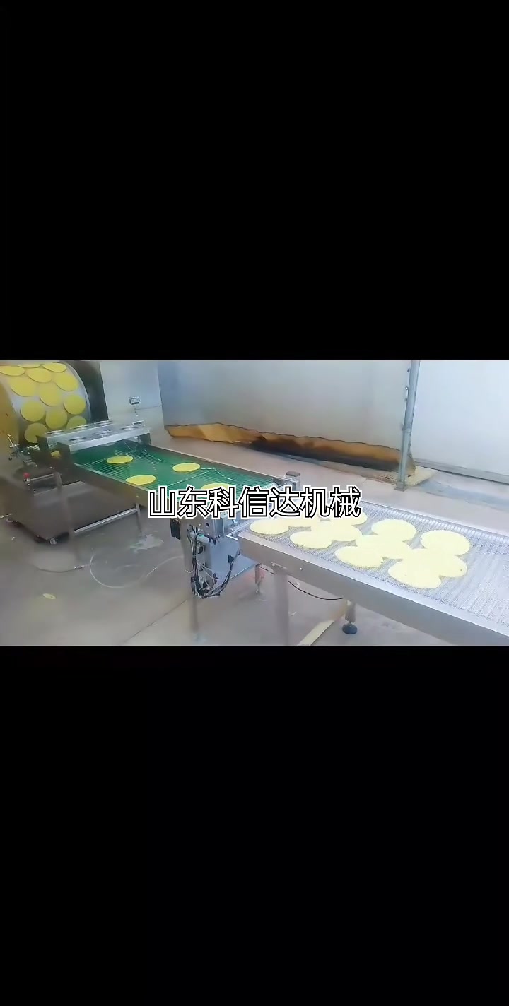 全自动反皮技术榴莲千层蛋糕皮机虎皮纹蛋皮机