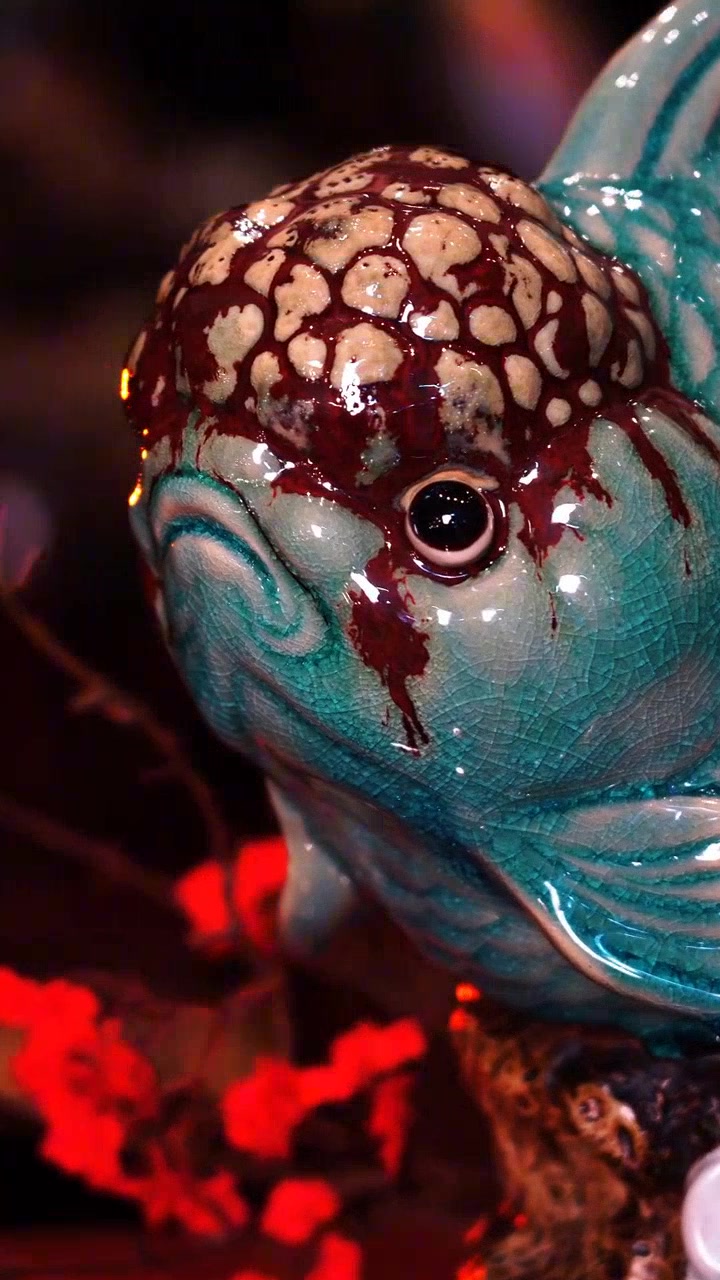 狮头鱼:竟如此栩栩如生!