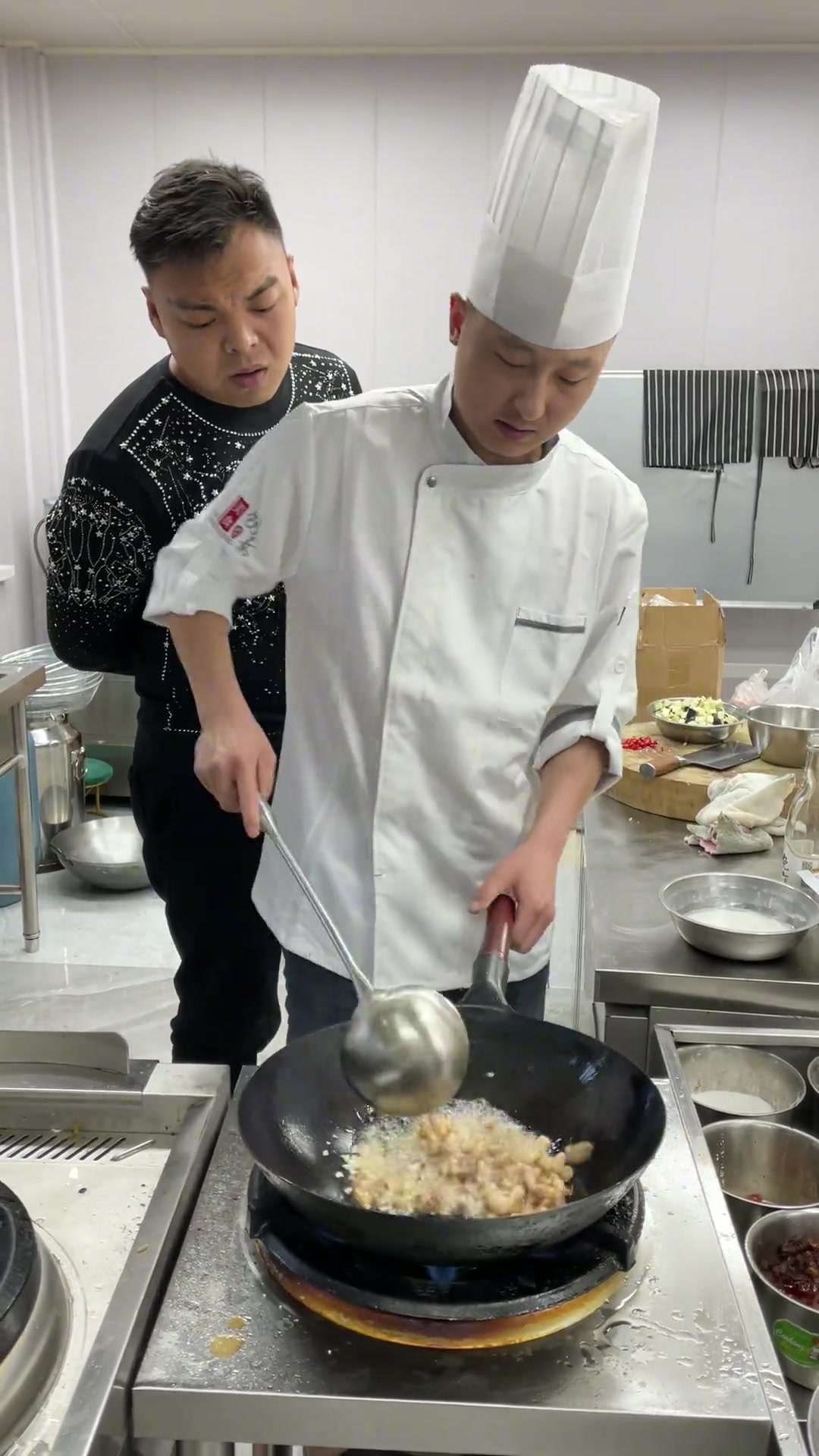 肉丁茄子卤的打卤面!真香