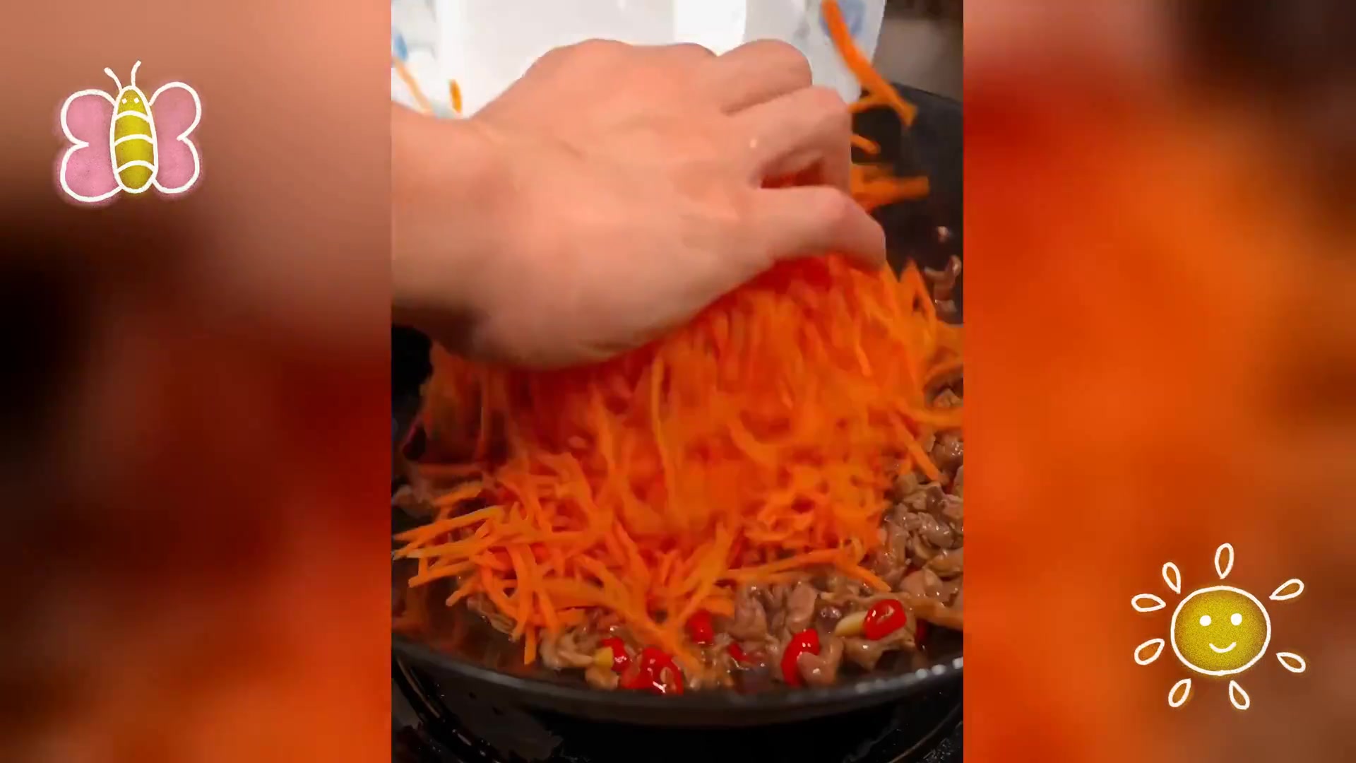 胡萝卜丝炒牛肉,孩子爱吃家常菜