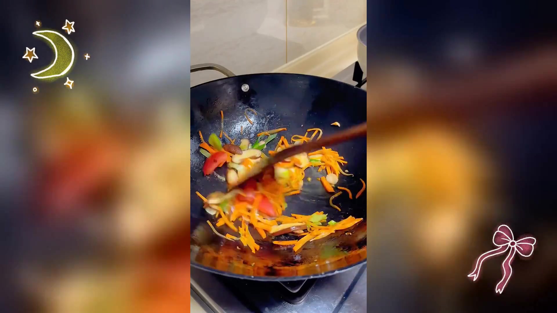 百变儿童餐第100天: 香菇肉丝面,美味不重样