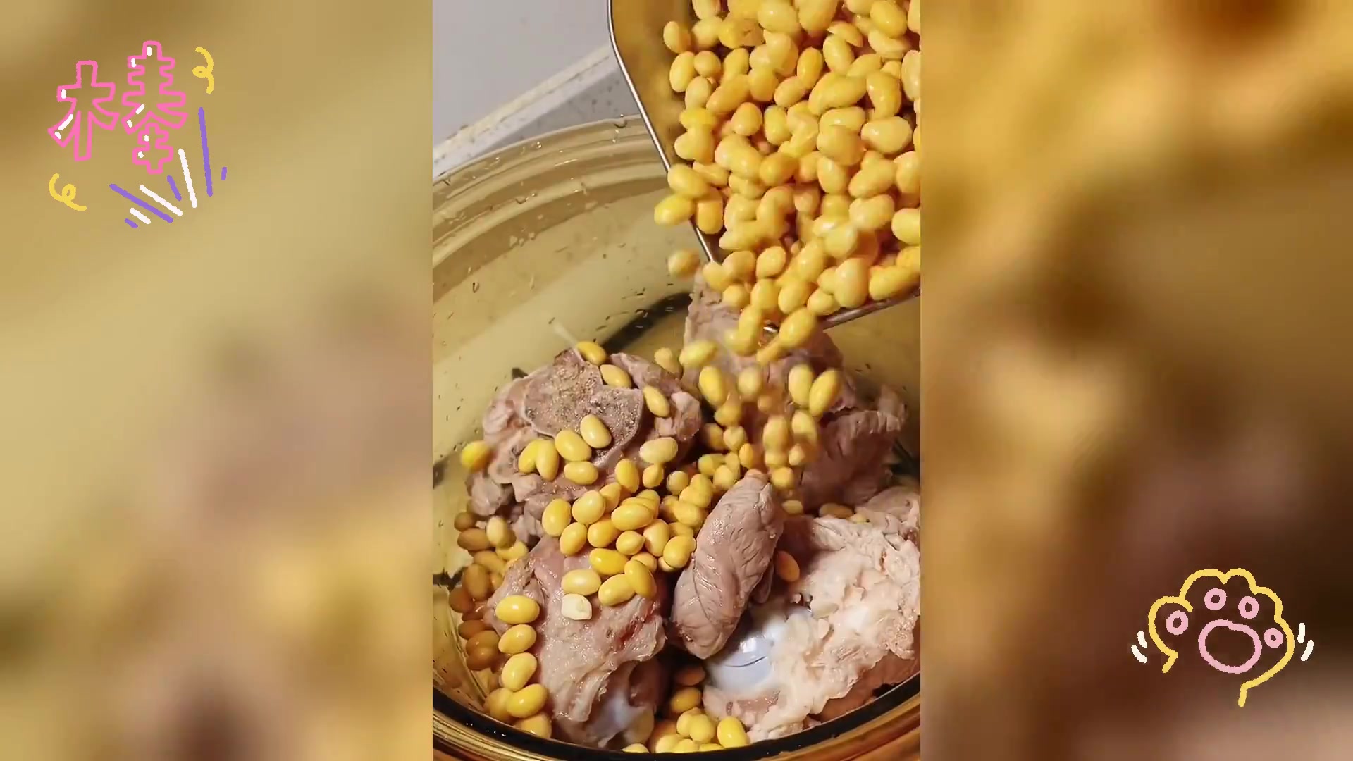 黄豆筒骨汤美味抢手,自制满足伊森胃