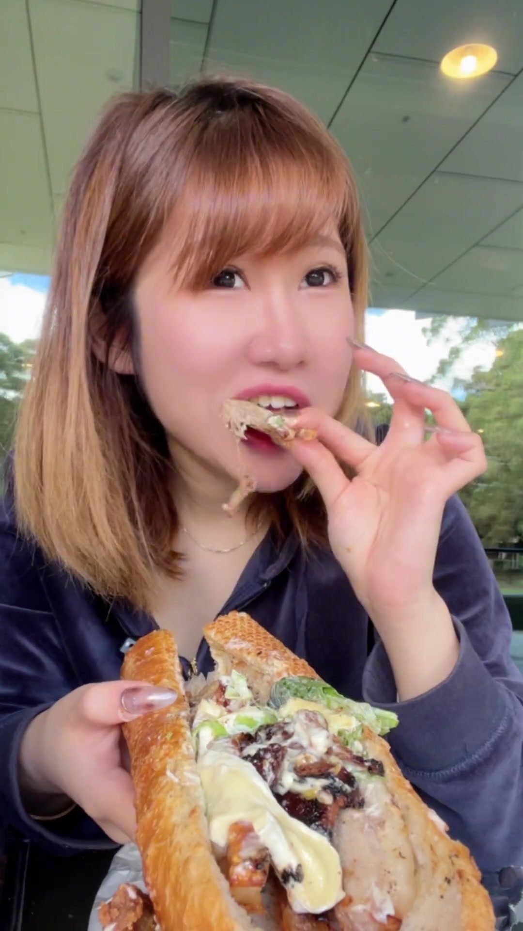 带你们看看澳洲大学食堂的早餐之脆皮五花肉