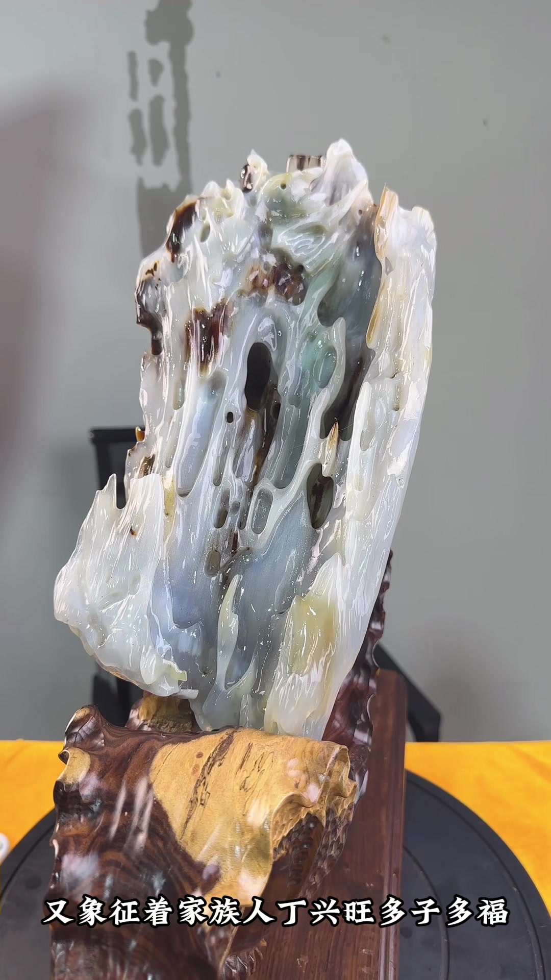 树化玉白菜寓意很好