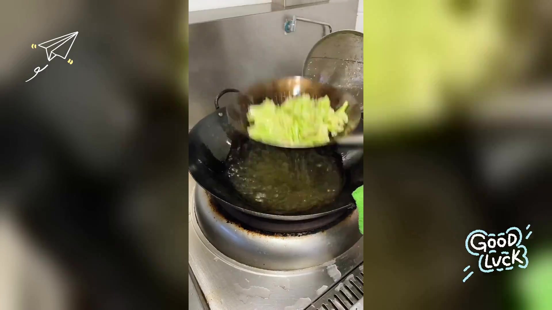 菜花调味秘方: 东古酱油百克,美极鲜八十,加辣提味