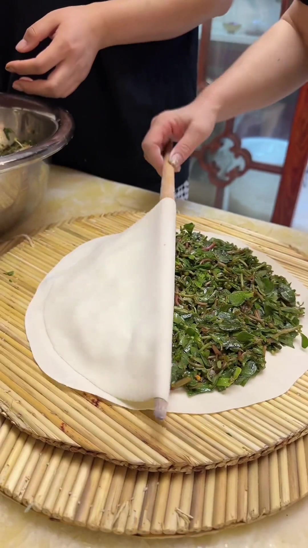 婆婆从河南带过来的麻峰菜(麻食菜)不花钱都能吃的野菜