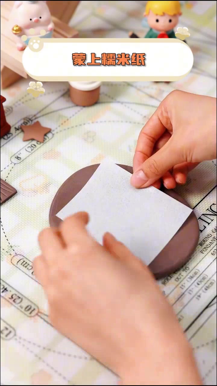 60s 学会三种翻糖树皮制作技巧