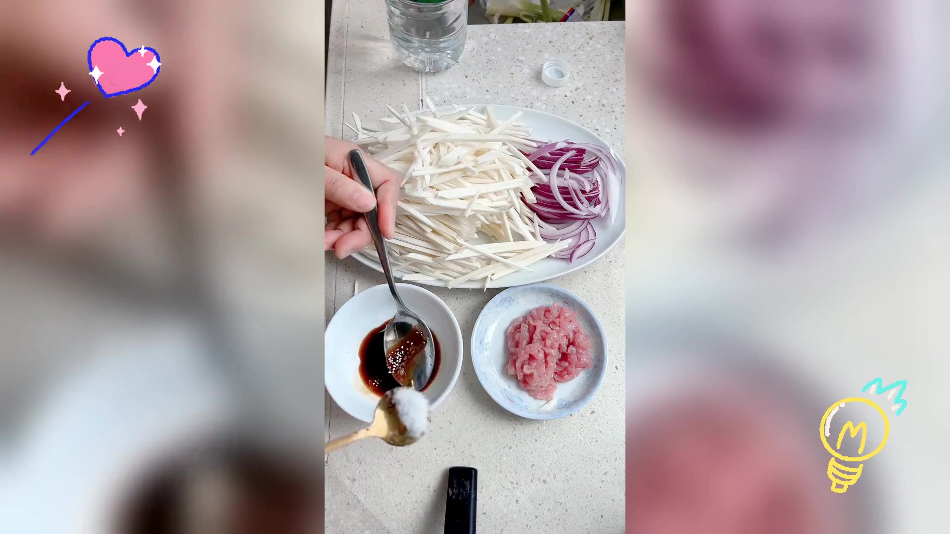 茭白洋葱炒肉,美味快捷家常菜