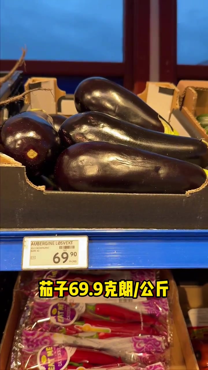 鲸鱼肉多少钱一斤?在挪威逛超市