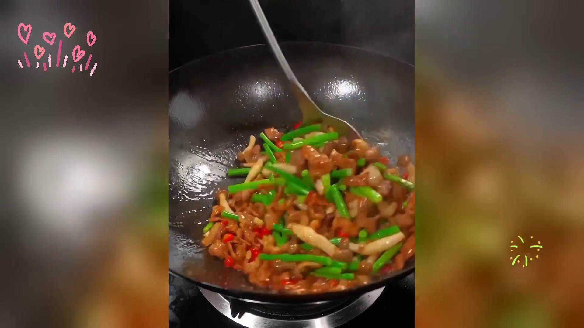 蟹味菇炒肉配蒜苔,清爽美味家常菜