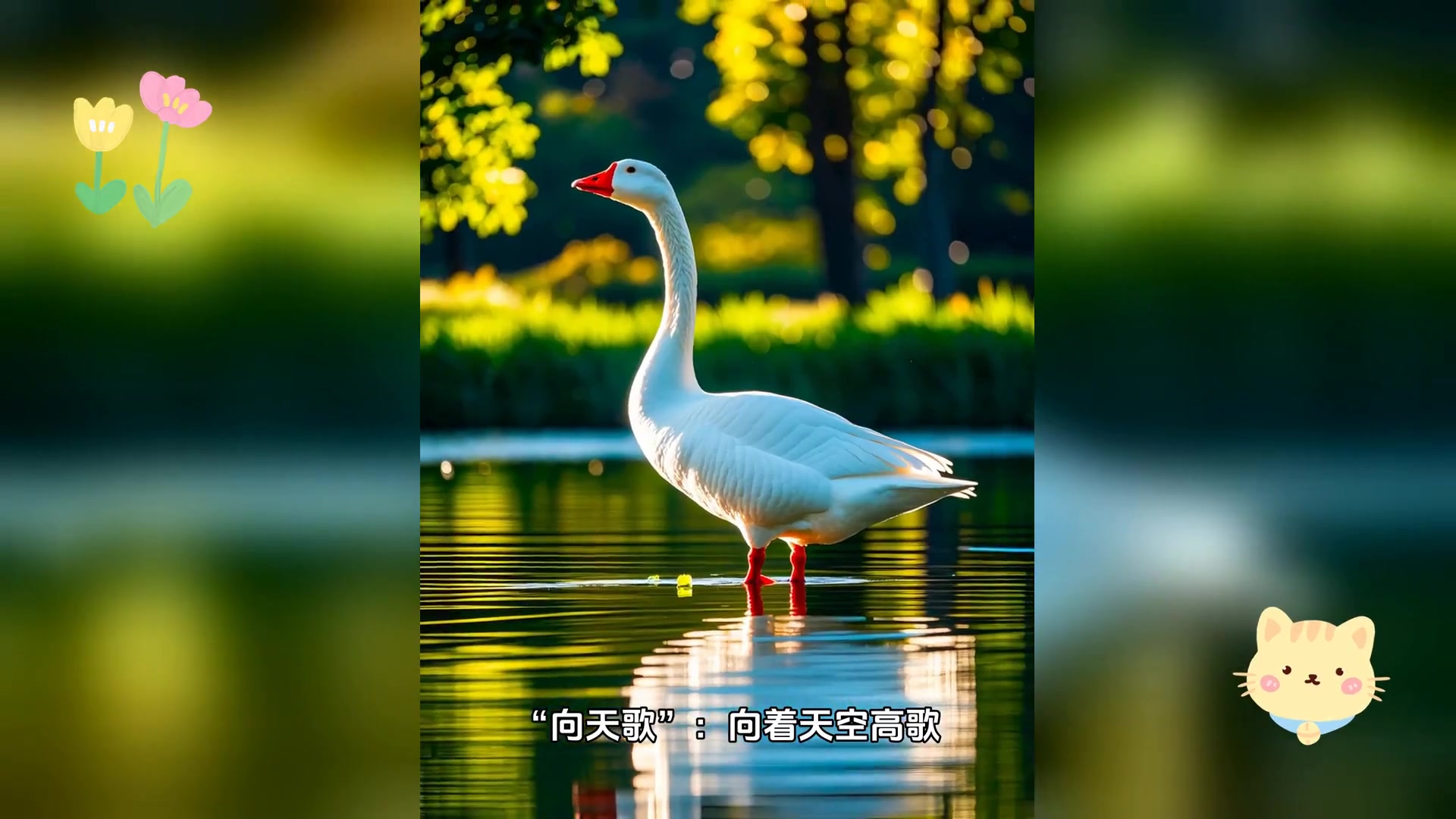 一年级上册 《咏鹅》 古诗