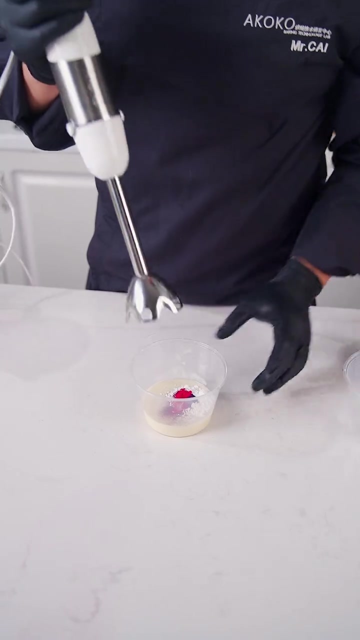 新手必看 网红爱心慕斯蛋糕调色教程来喽 慕斯喷砂教程