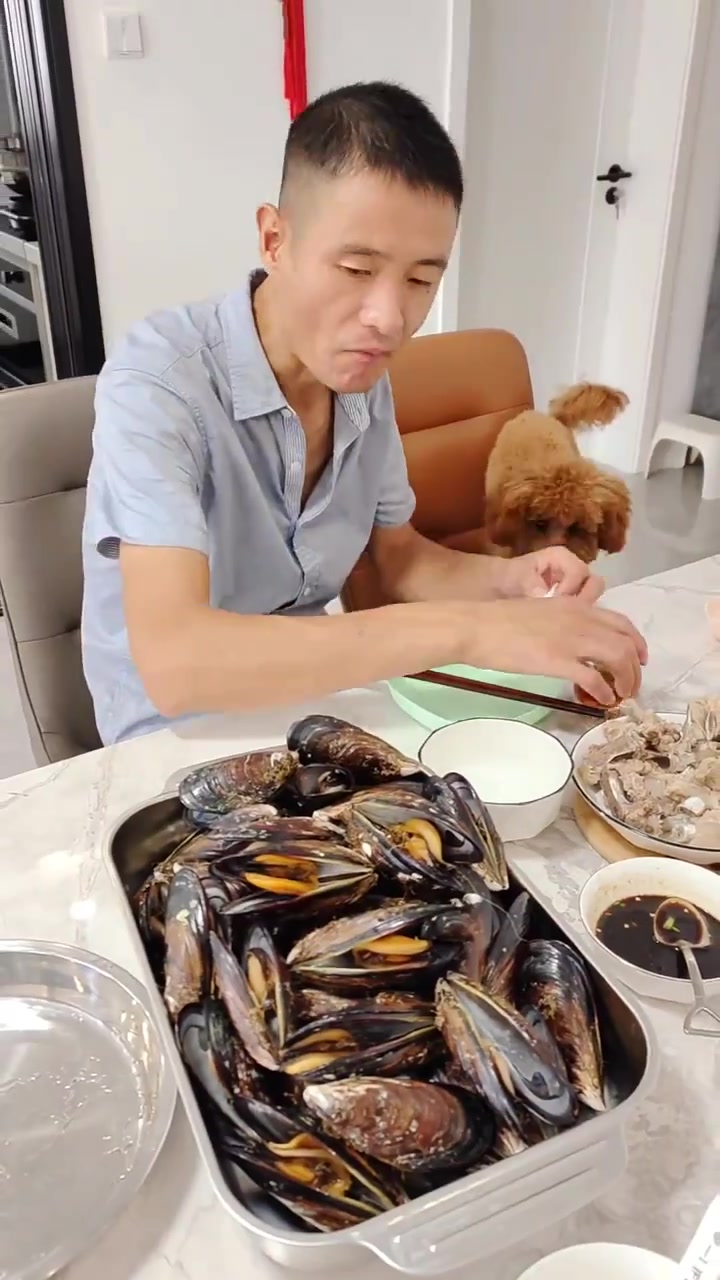 清蒸淡菜 爱美食爱生活