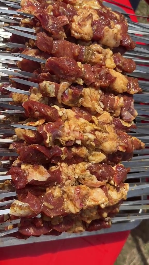羊肉串腌制做法……