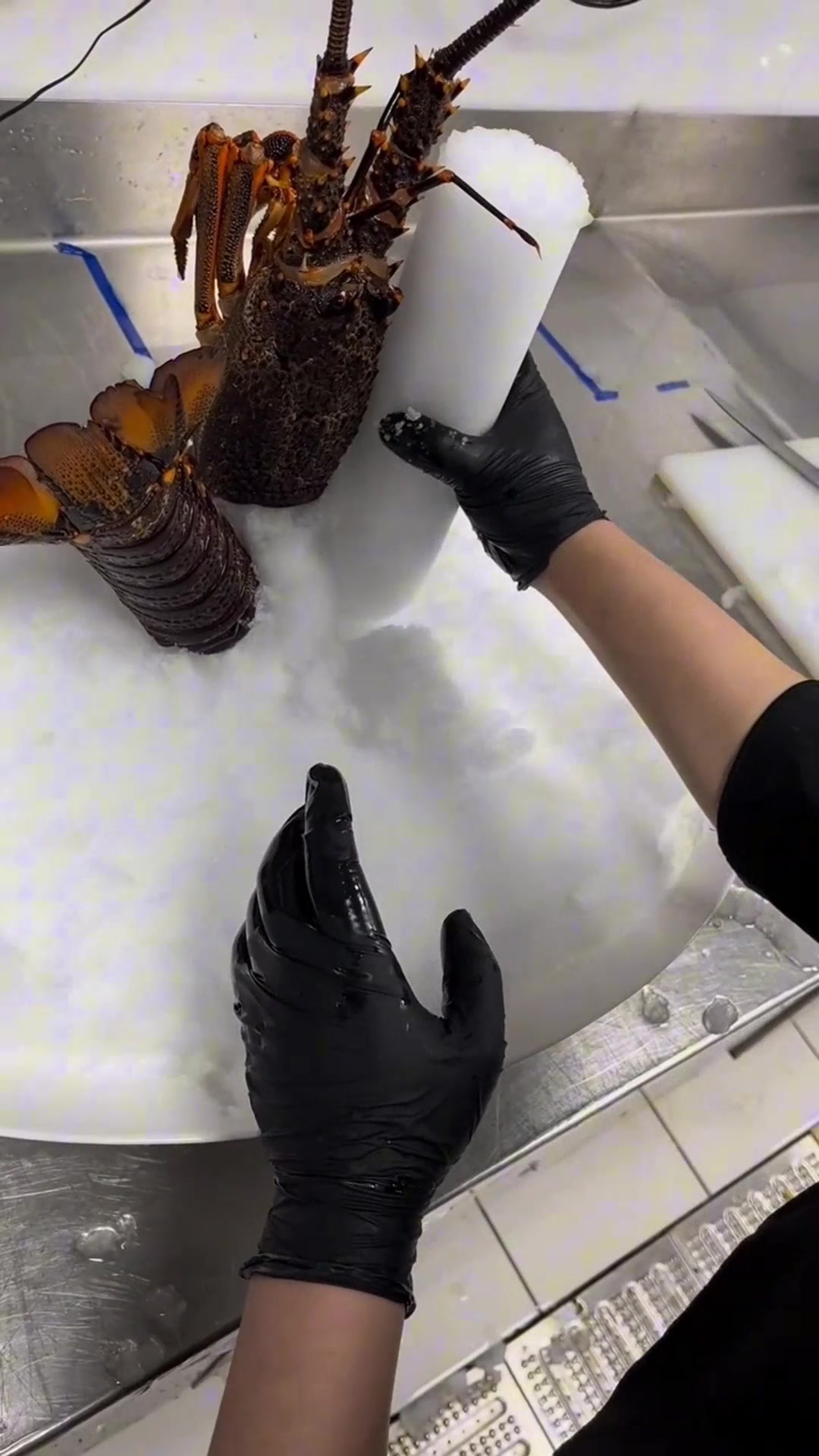 摆盘澳洲龙虾刺身