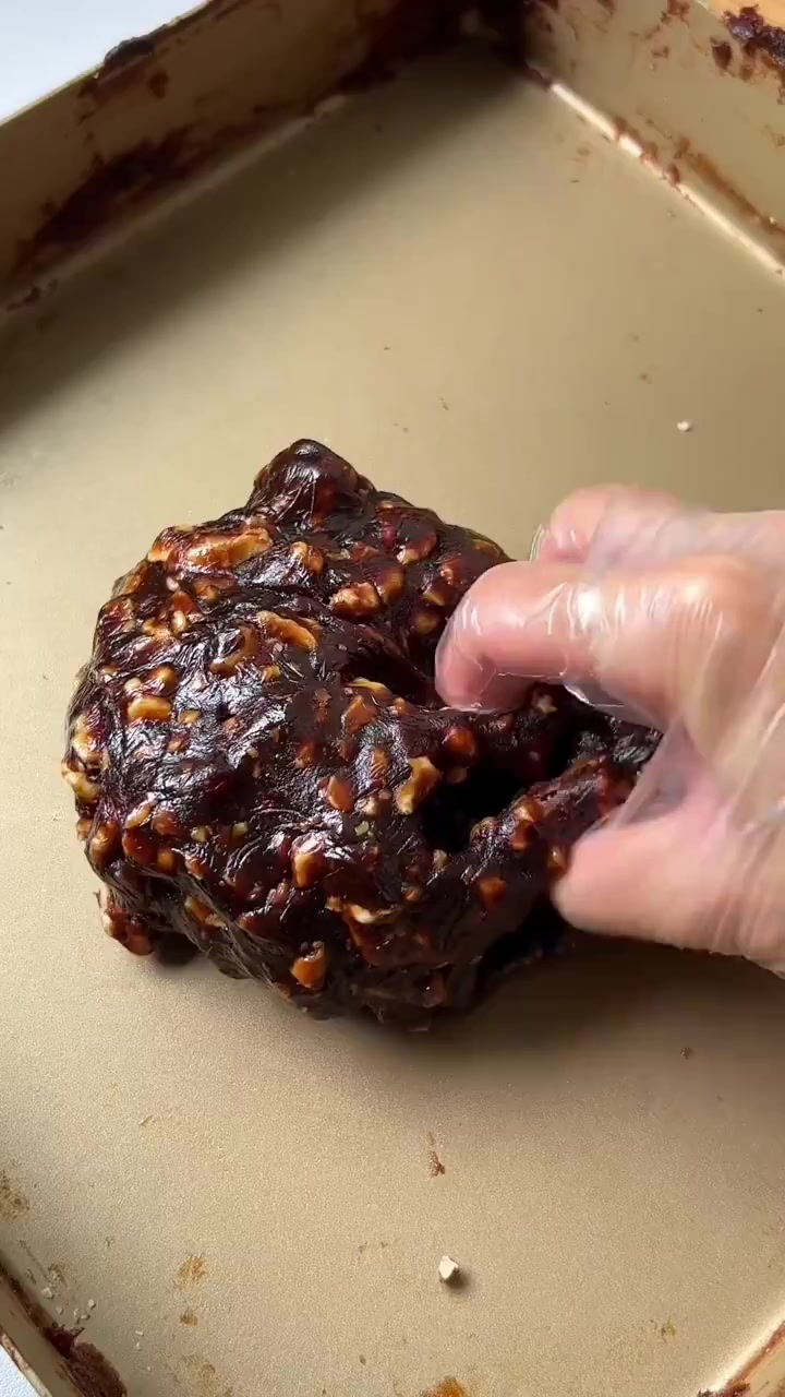 低油无糖万能枣泥核桃馅浓郁枣泥香气,超百搭