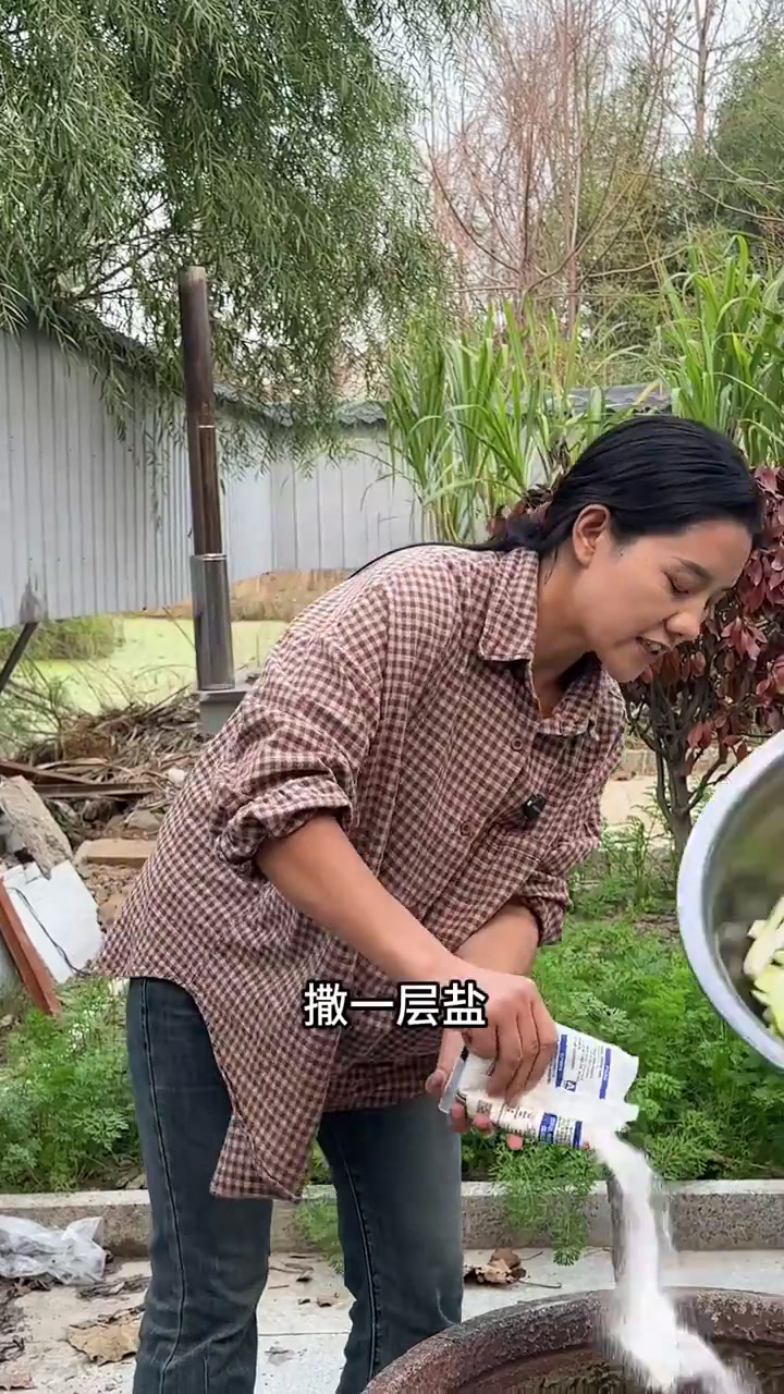 经过五天的晾晒,辣萝卜终于做好了