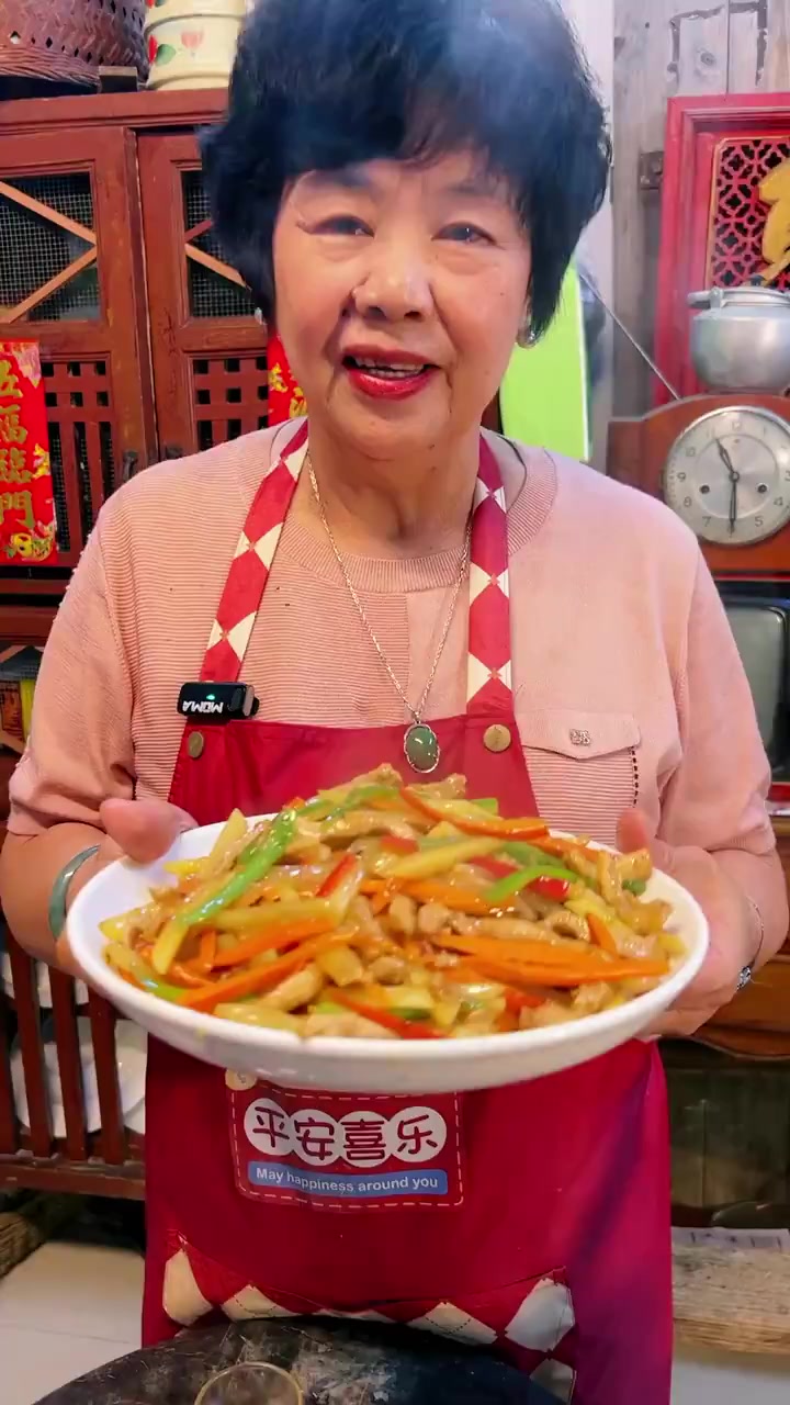 土豆炒肉丝 闽南美食