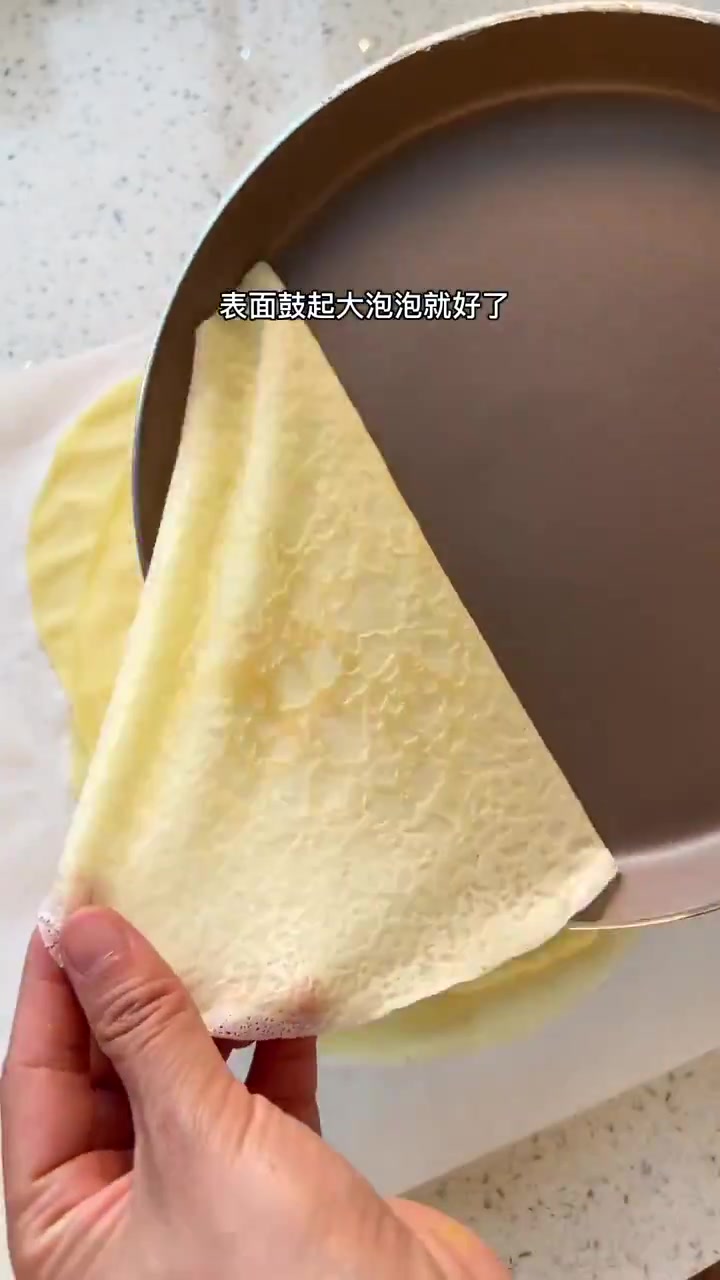馋了好久的榴莲千层蛋糕终于安排上了