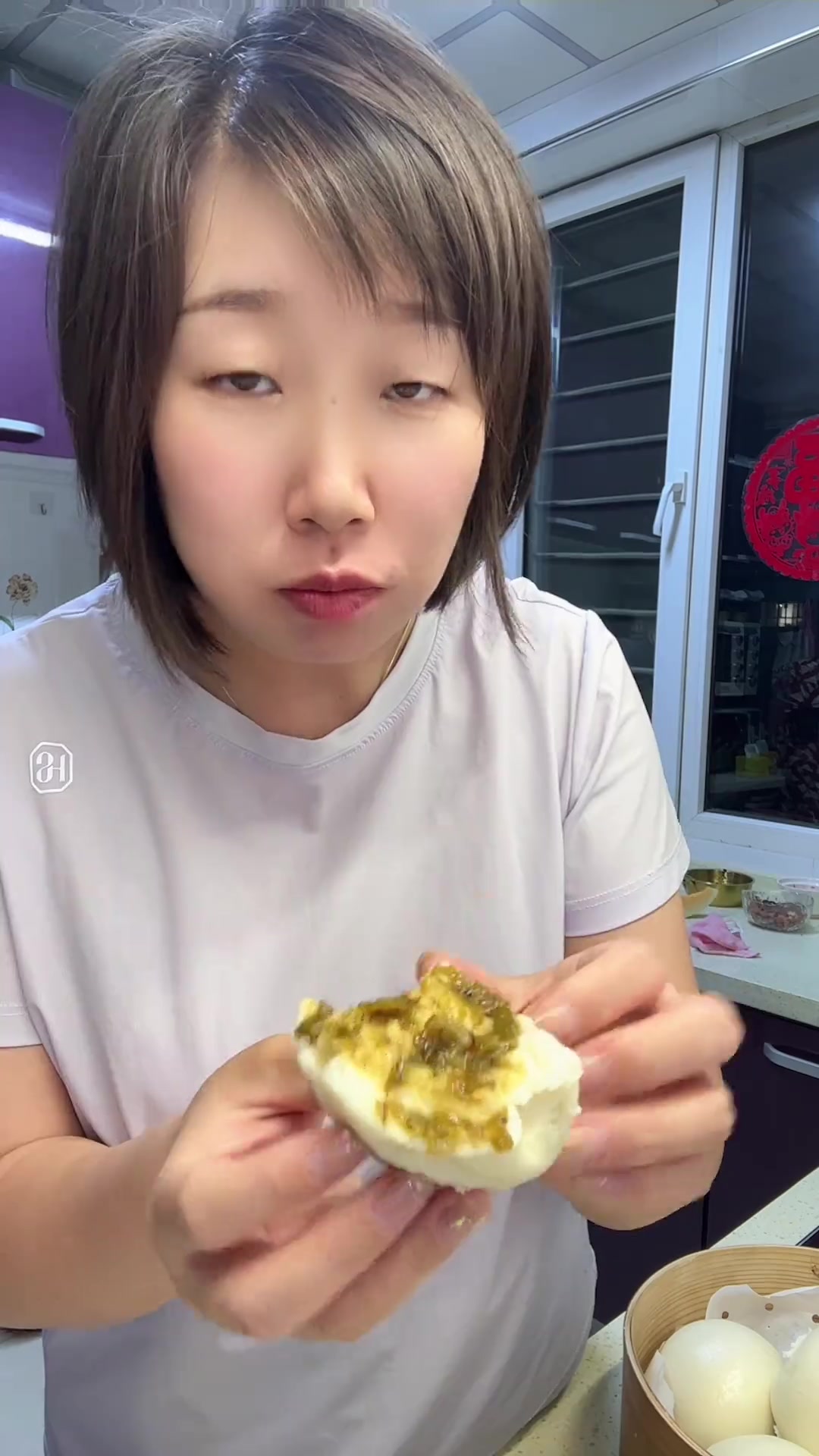 还是自己蒸的馒头好吃