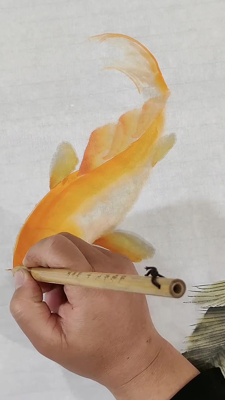 教你画鲤鱼