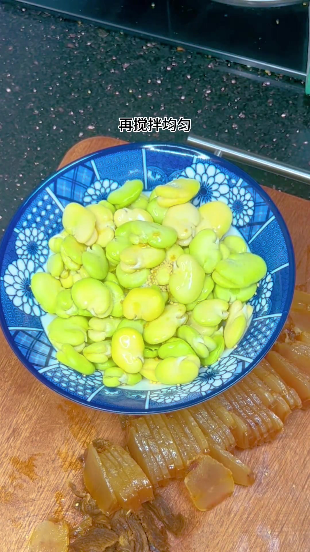 当季家常菜豆瓣蒸咸肉、鲜香下饭