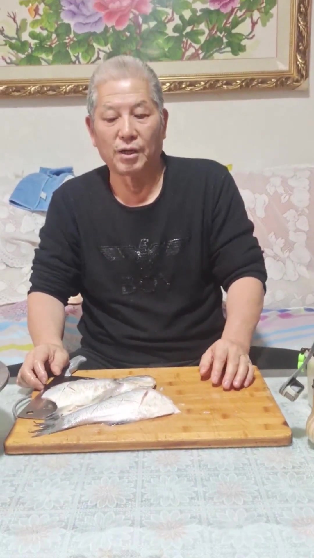 制做家常烧噘嘴鲢鱼全过程