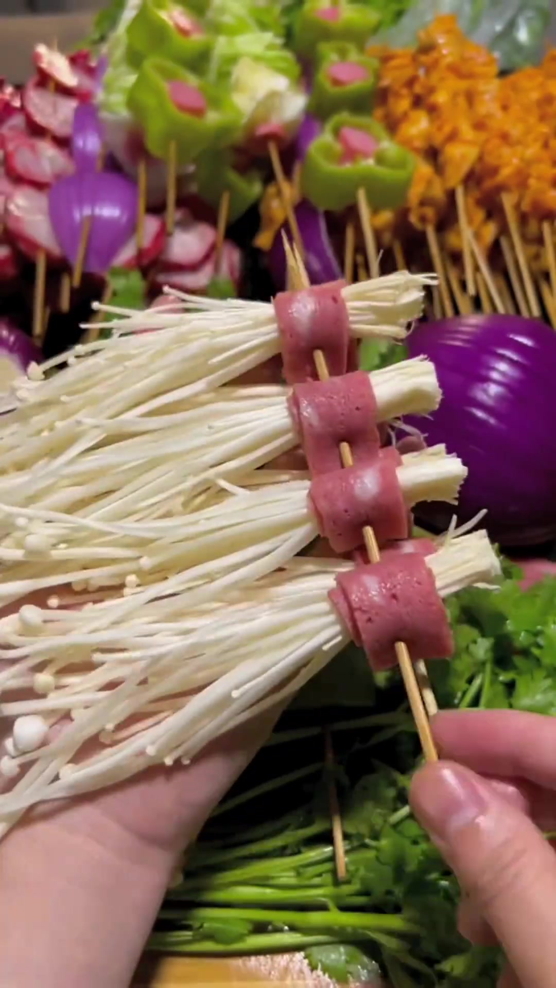 烧烤菜品串方法 炸串教学