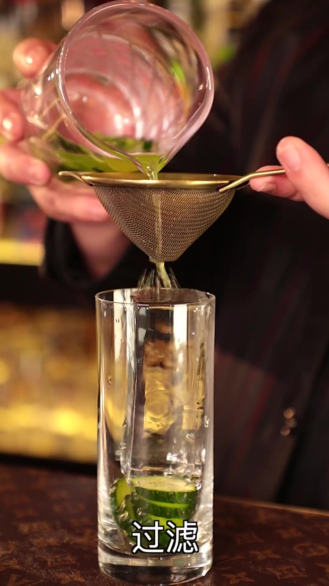创意鸡尾酒,无比清新干净的味道,黄瓜金汤力