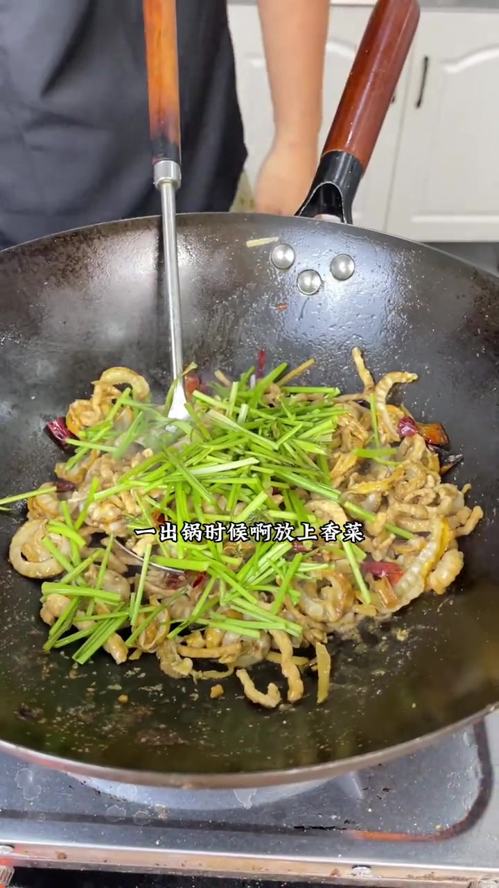 肉丝炒扇贝边!扇贝边怎么做?